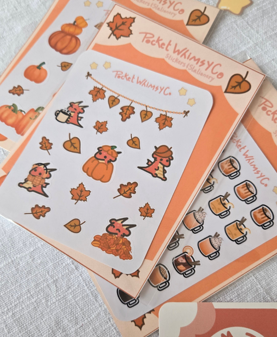 Autumn Iggy Deco Sticker Sheet
