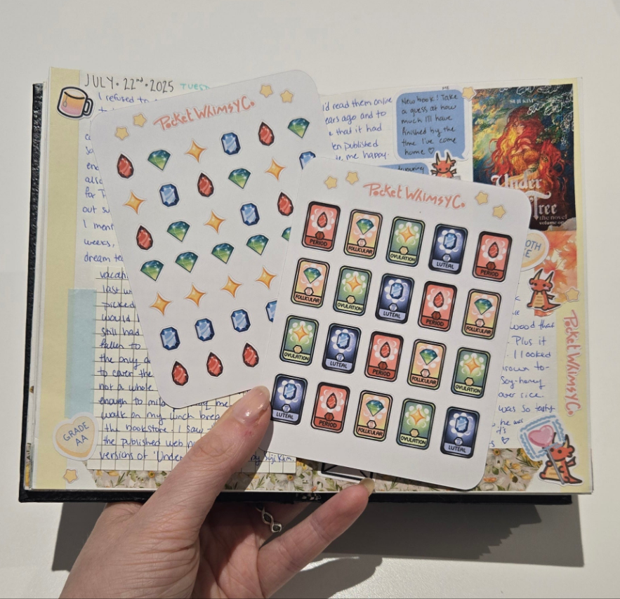 Gemstone Sticker Sheet