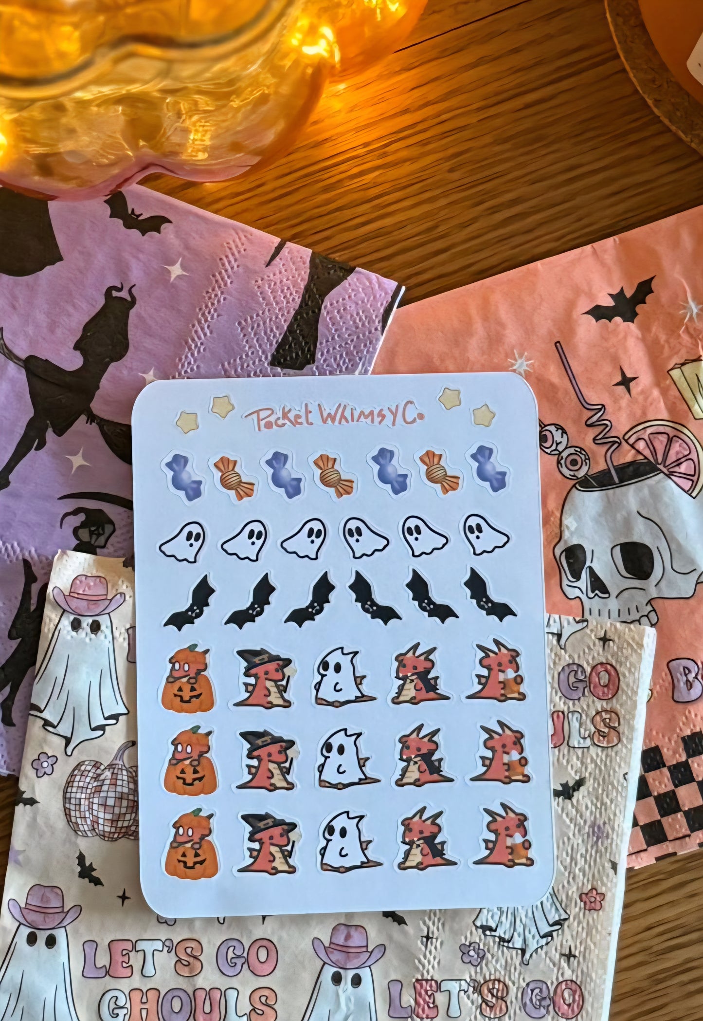 Halloween Iggy Functional Sticker Sheet