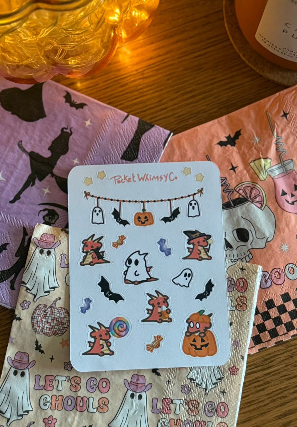 Halloween Iggy Deco Sticker Sheet