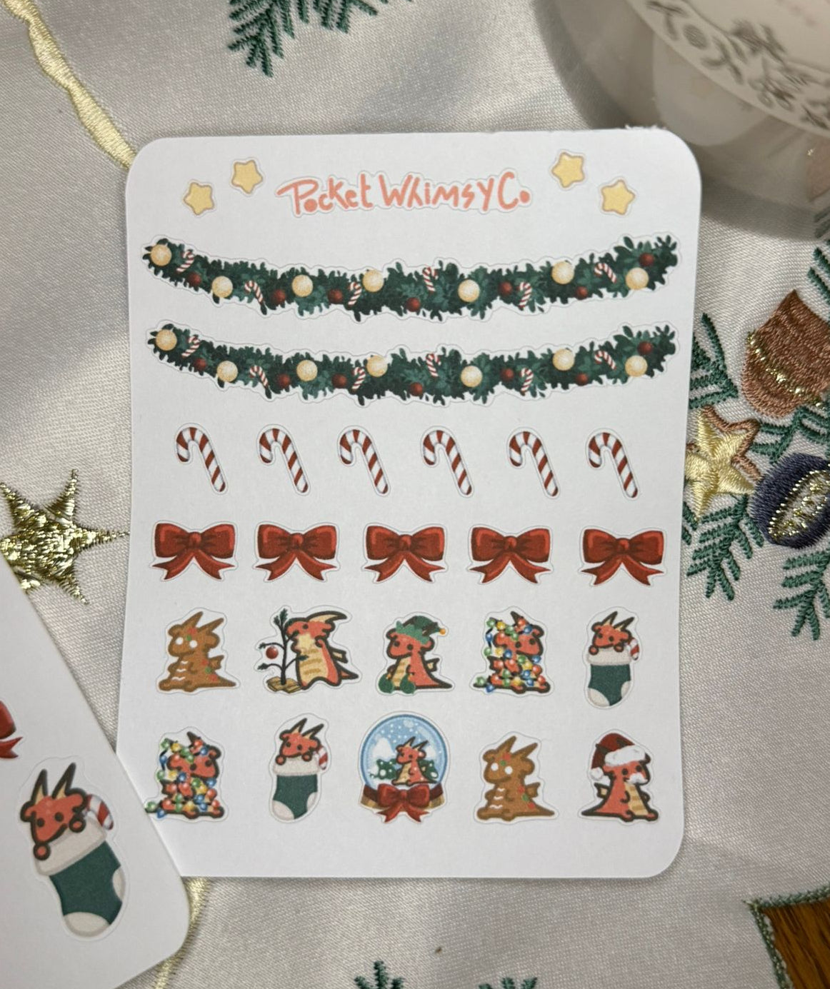 Christmas Iggy Functional Sticker Sheet