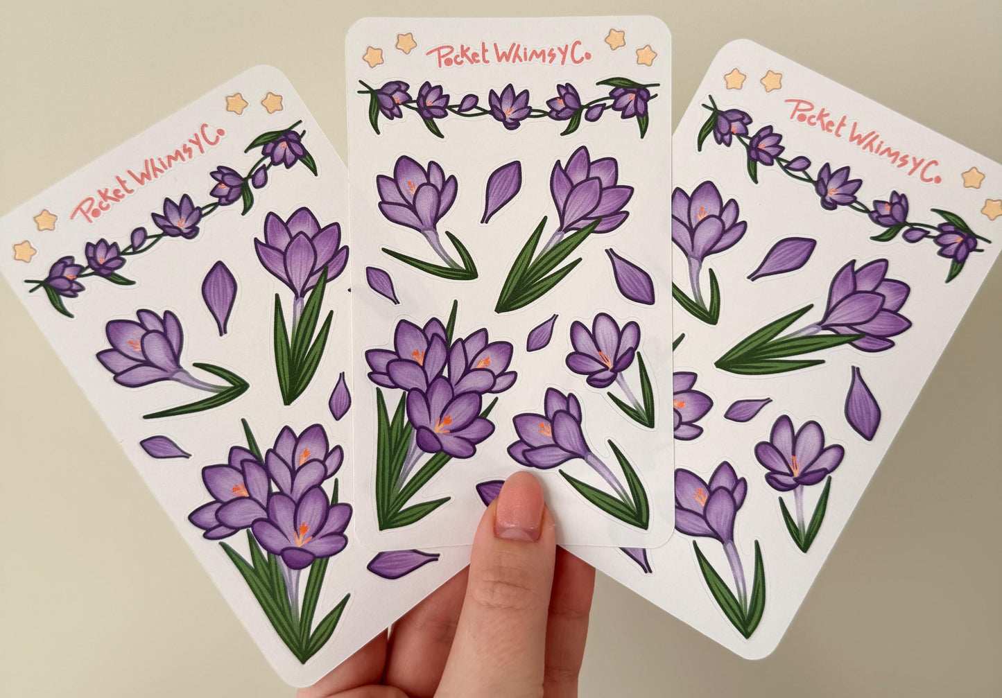 Crocus Sticker Sheet