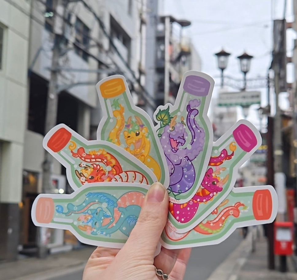 Soju Dragon Stickers