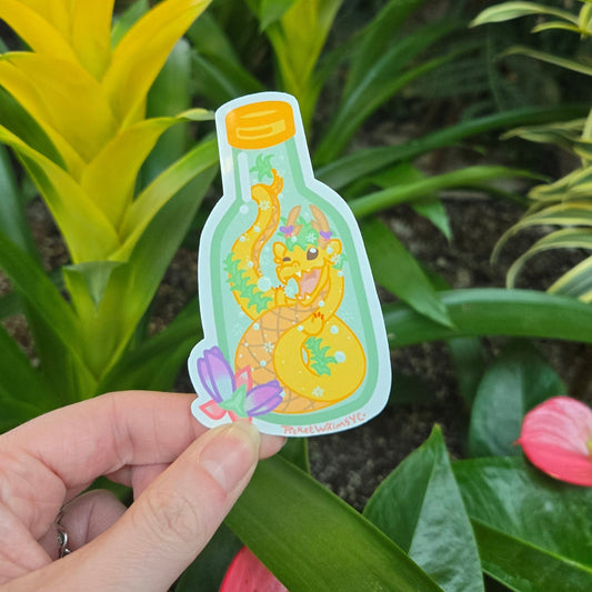 Pineapple Soju Dragon Sticker