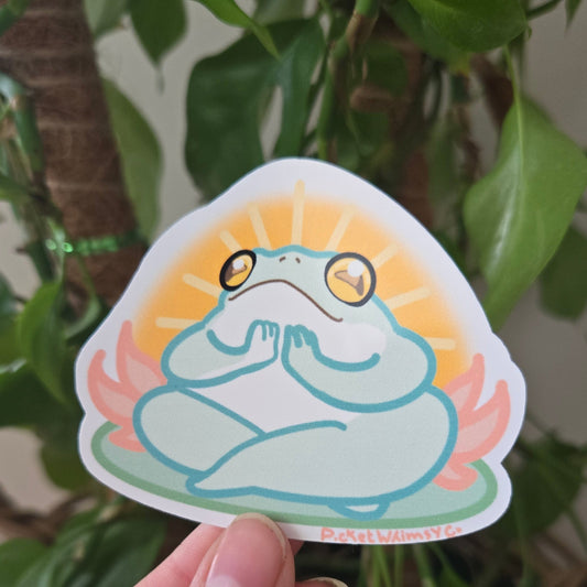 'The Godfrogger' Frog Sticker