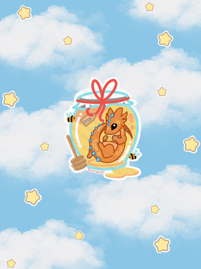 Honey Dragon Sticker