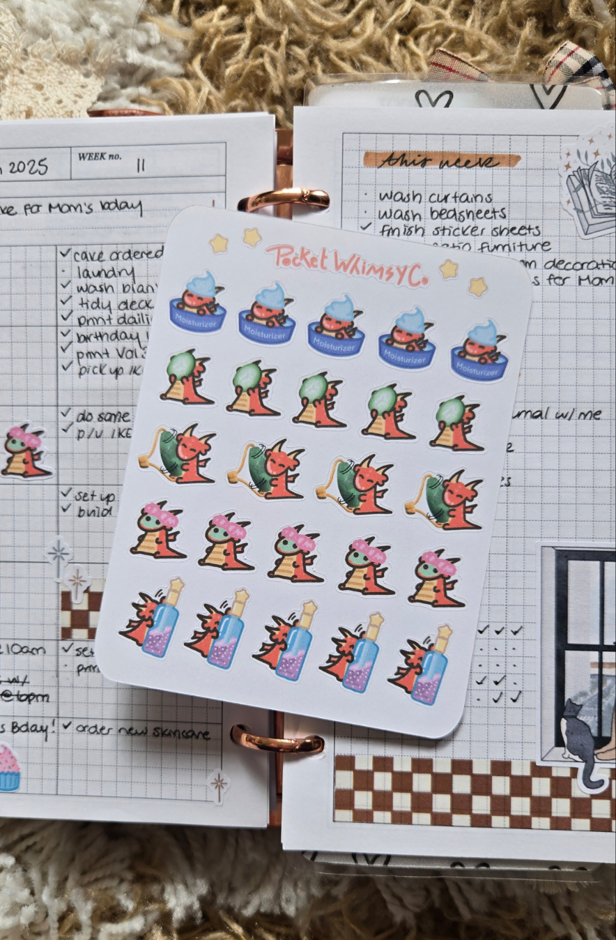 Health & Wellness Iggy Sticker Sheet