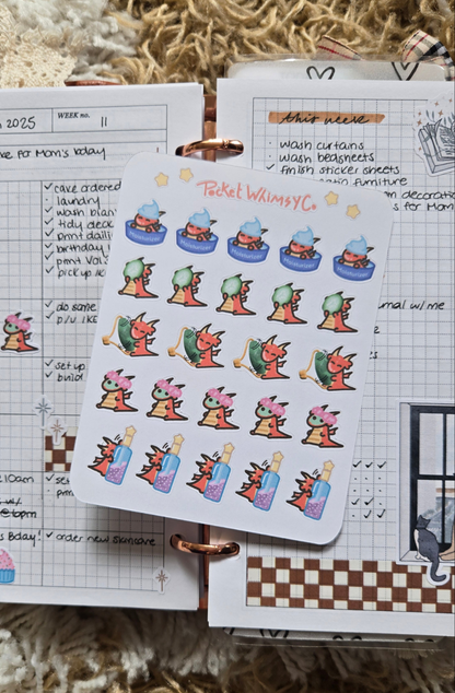 Health & Wellness Iggy Sticker Sheet