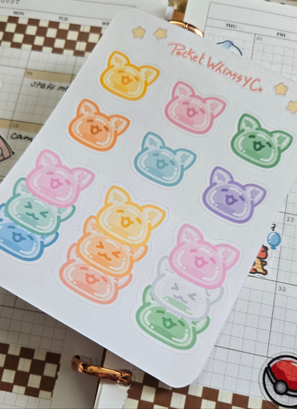 Jelly Kitty Sticker Sheet