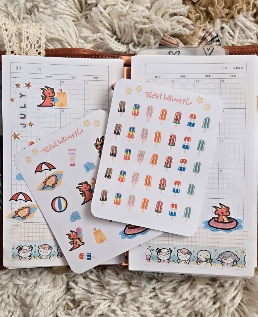 Popsicle Sticker Sheet