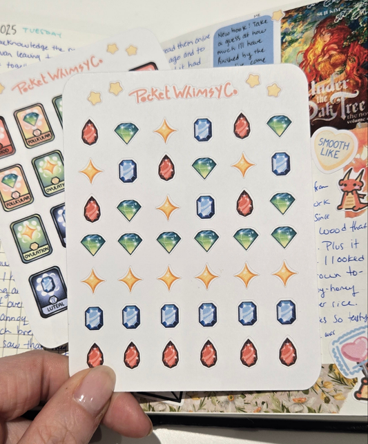 Gemstone Sticker Sheet