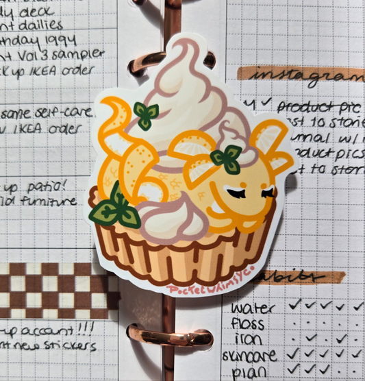 Lemon Tart Dragon Sticker