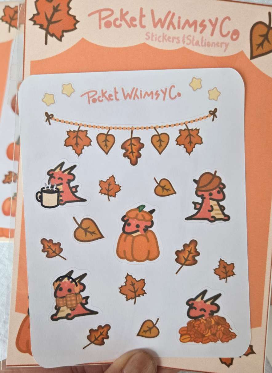 Autumn Iggy Deco Sticker Sheet