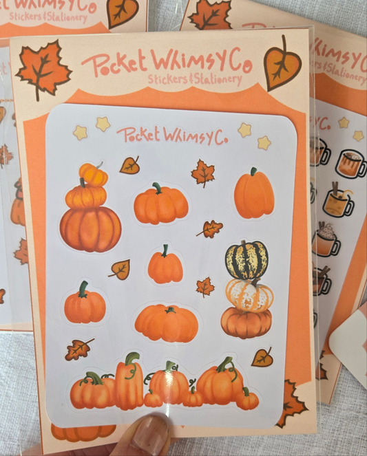 Pumpkin Patch Deco Sticker Sheet