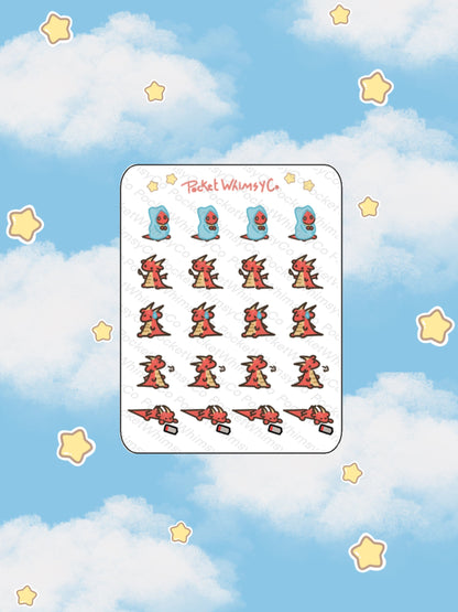 Iggy is So Done Sticker Sheet