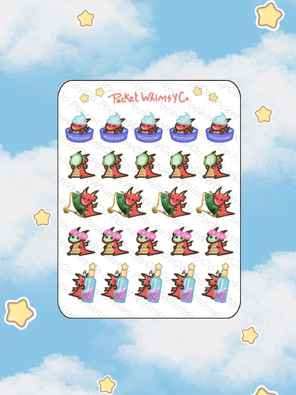Self-Care Iggy Sticker Sheet