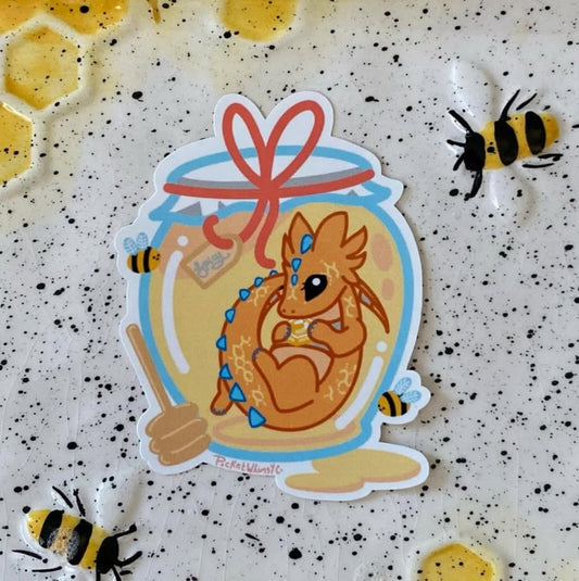 Honey Dragon Sticker