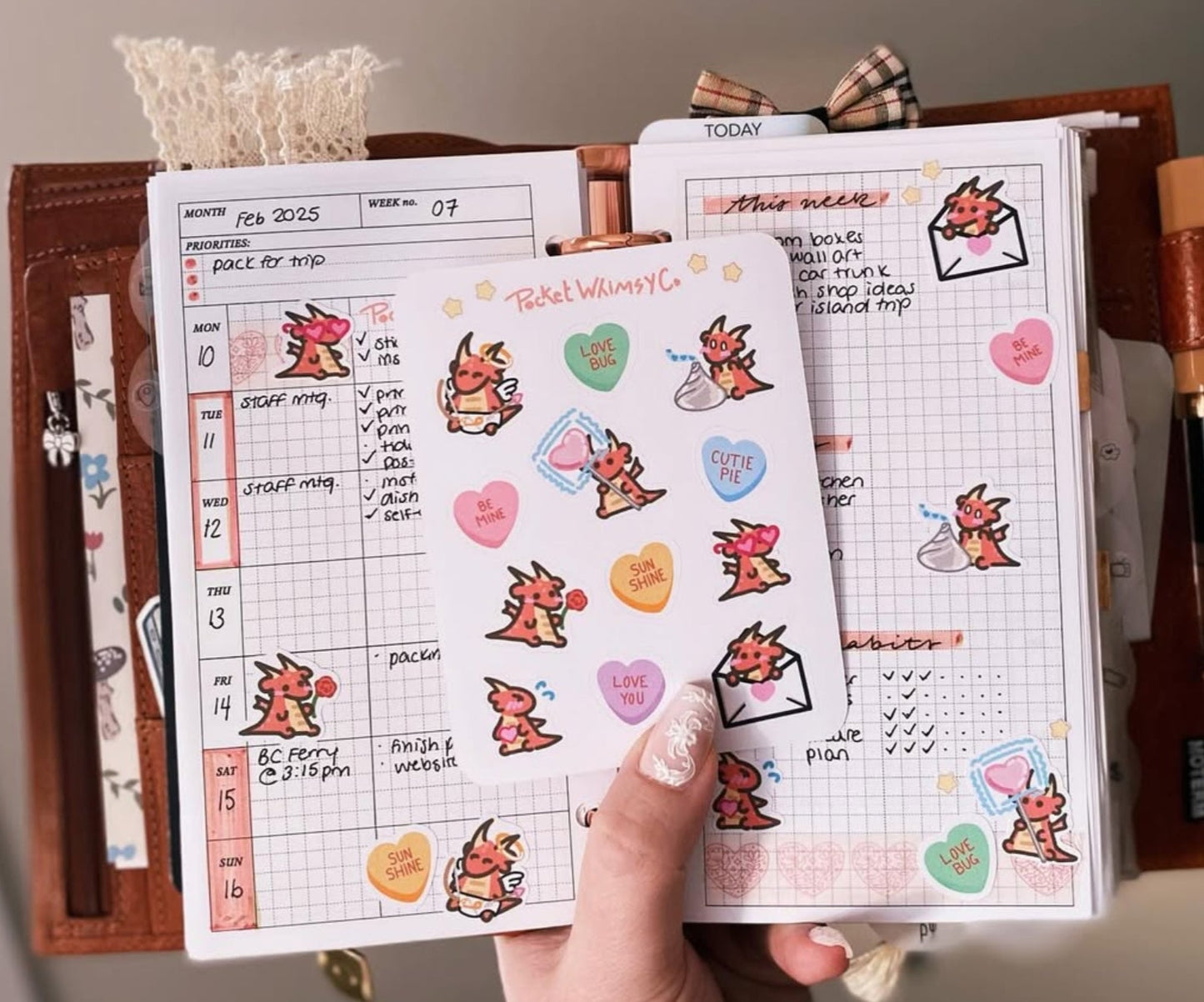 'Will You Be Mine' Iggy Deco Sticker Sheet
