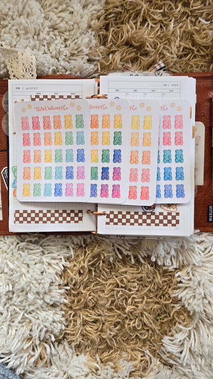 Gummy Bear Sticker Sheet