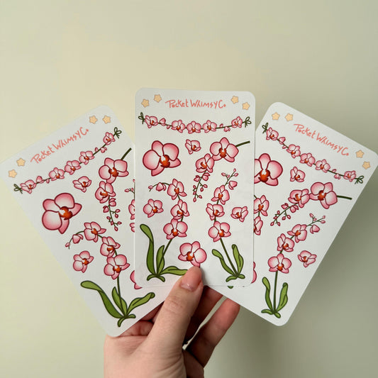 Orchid Sticker Sheet