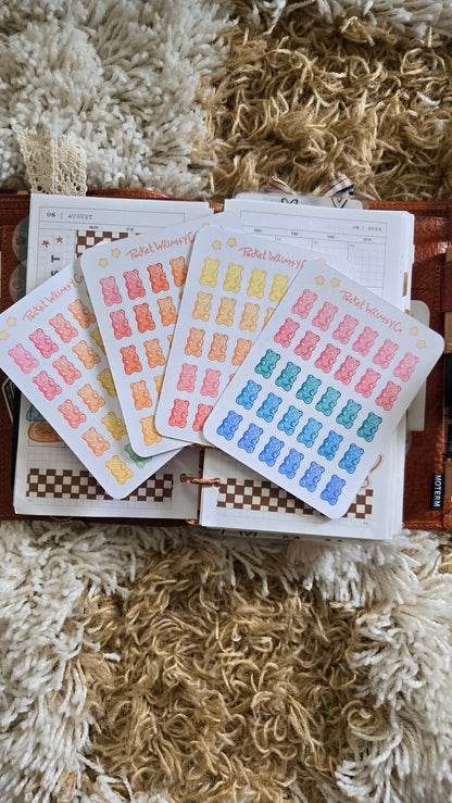 Gummy Bear Sticker Sheet