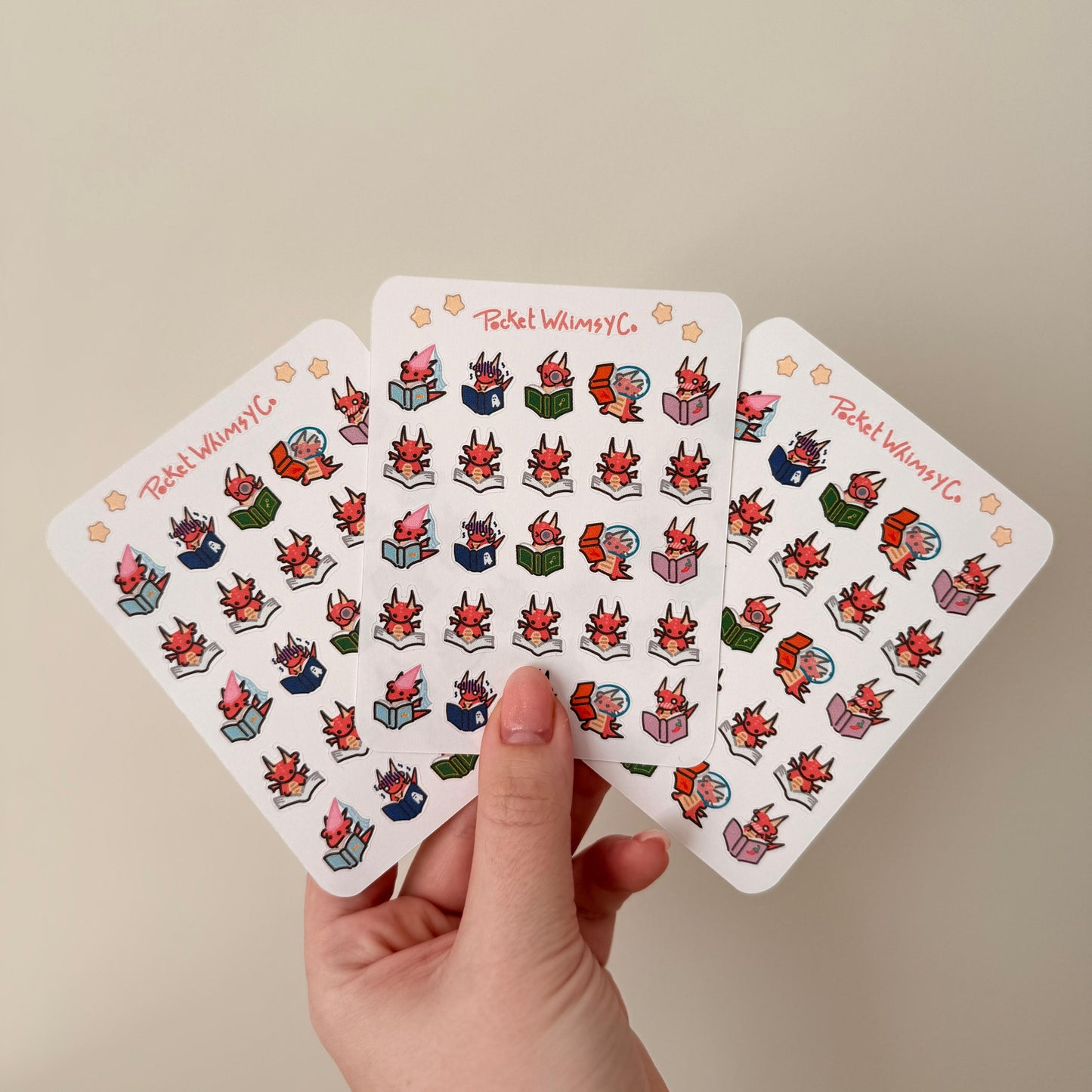 Book Club Iggy Sticker Sheet