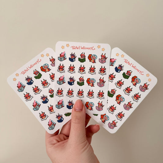 Book Club Iggy Sticker Sheet