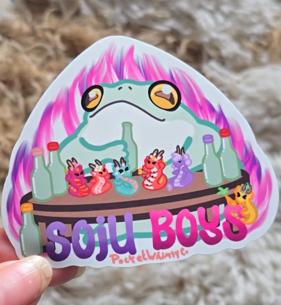 'The Godfrogger' x Soju Dragons Frog Sticker