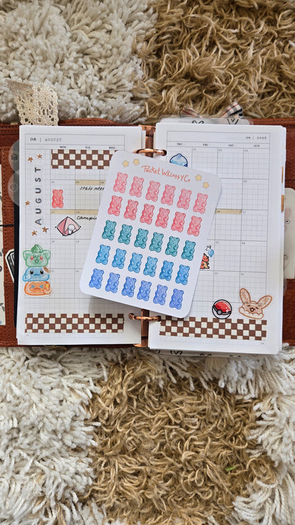 Gummy Bear Sticker Sheet