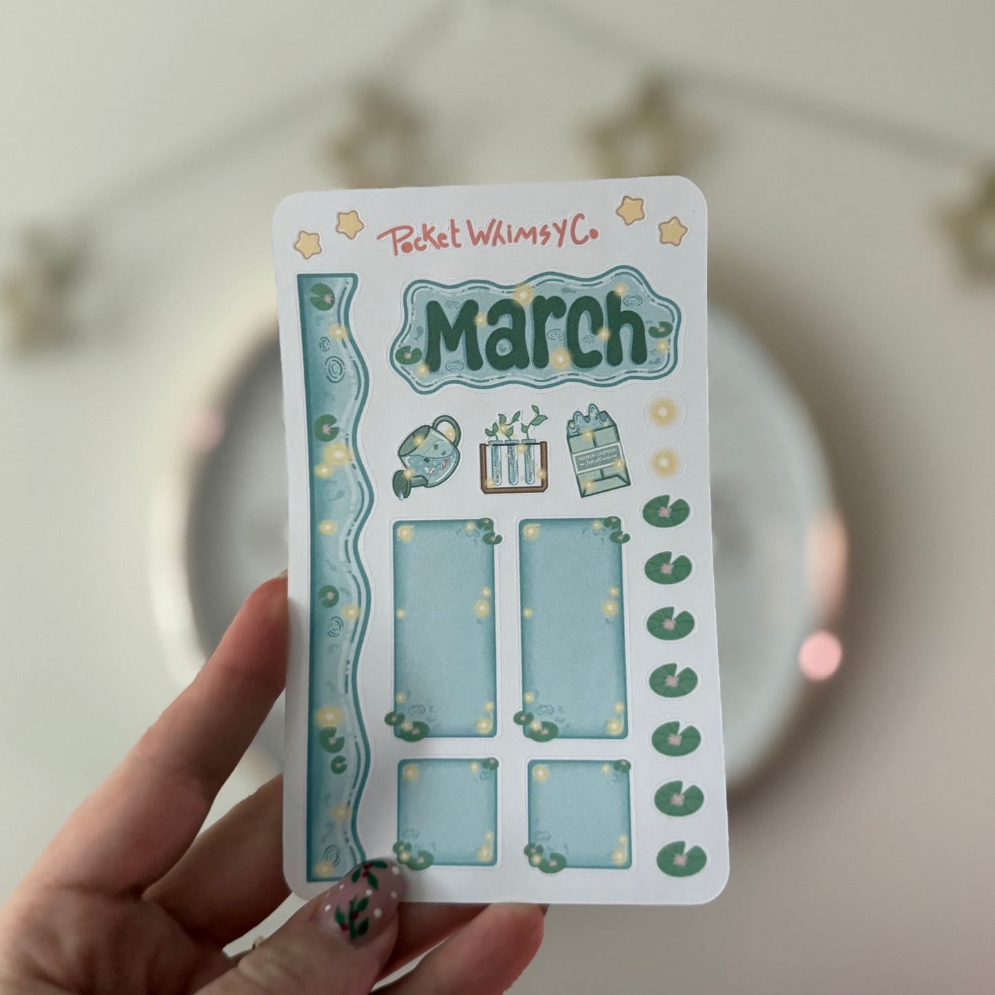 March Monthly Sticker Kit (Feeling Koi theme)
