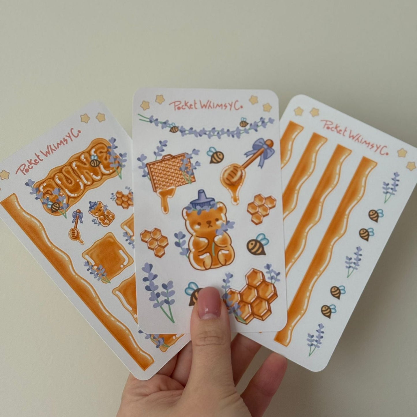 June Monthly Sticker Kit (Lavender Honey theme)