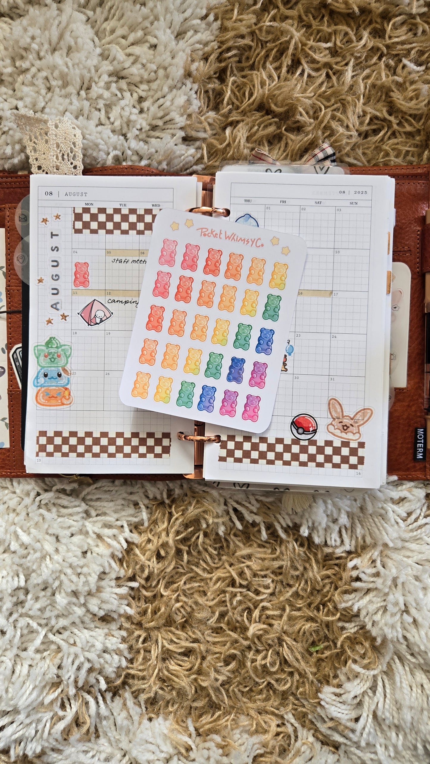Gummy Bear Sticker Sheet