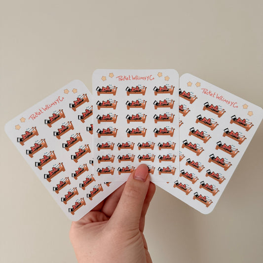 Reformer Pilates Iggy Sticker Sheet