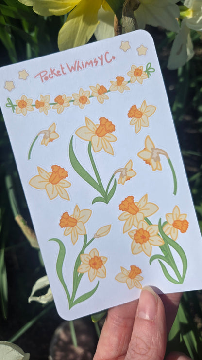 Daffodil Sticker Sheet
